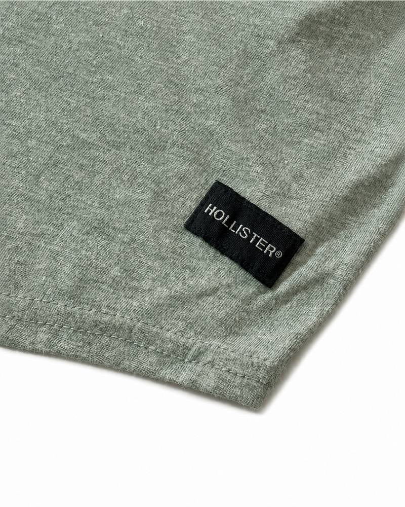 Hollister Longline Curved Hem T-Shirt