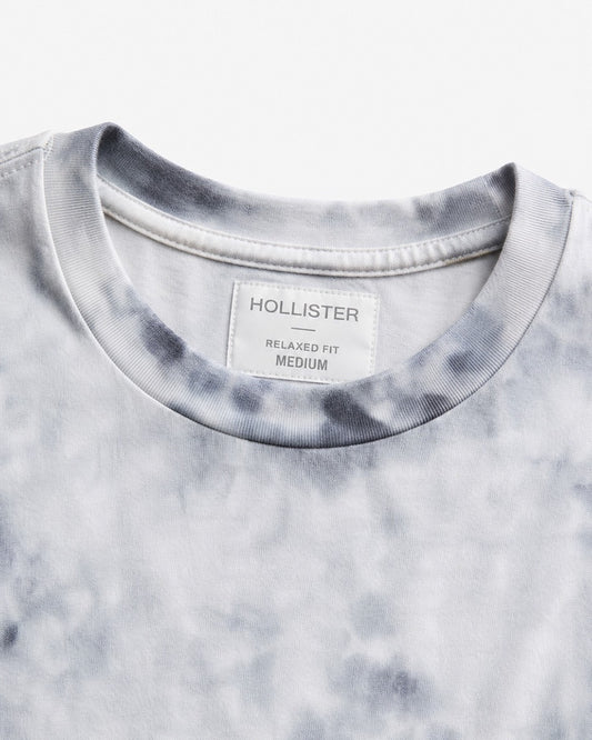 Relaxed Cooling Hollister Badge Crew T-Shirt