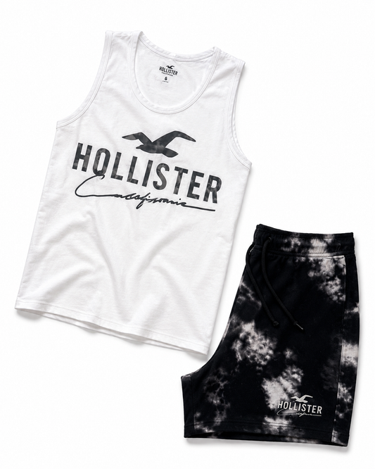 Hollister Graphic Pajama Set - shorts