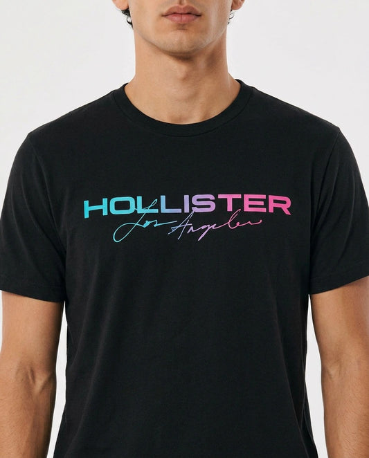 Hollister Graphic cotton Crew T-Shirt