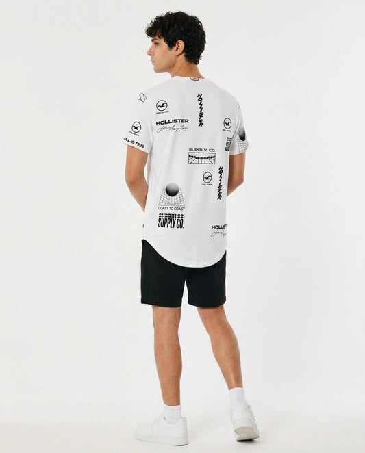 Hollister Graphic cotton Crew T-Shirt