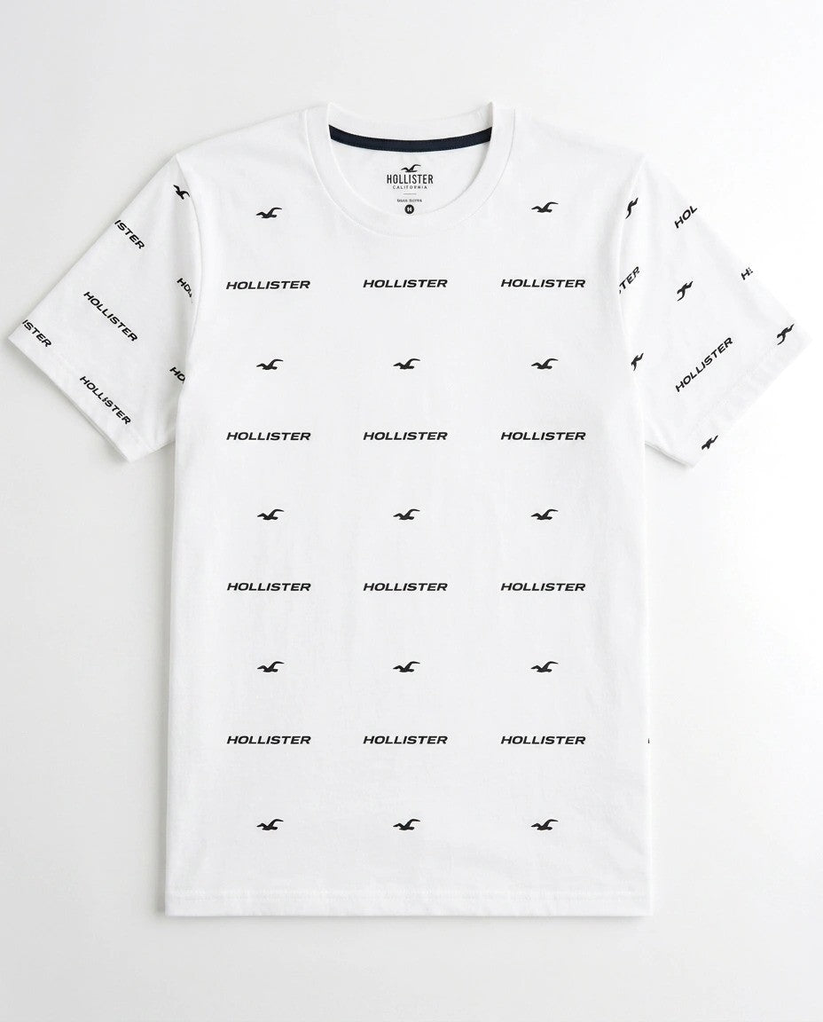 Hollister Graphic cotton Crew T-Shirt