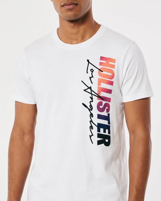 Hollister Graphic cotton Crew T-Shirt