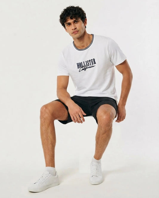 Hollister Graphic cotton Crew T-Shirt