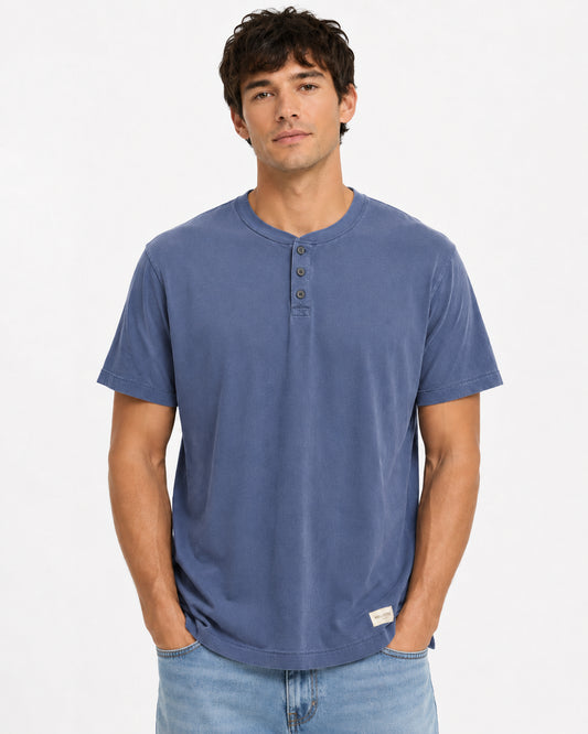 Hollister Henley basic T-shirt - Relaxed