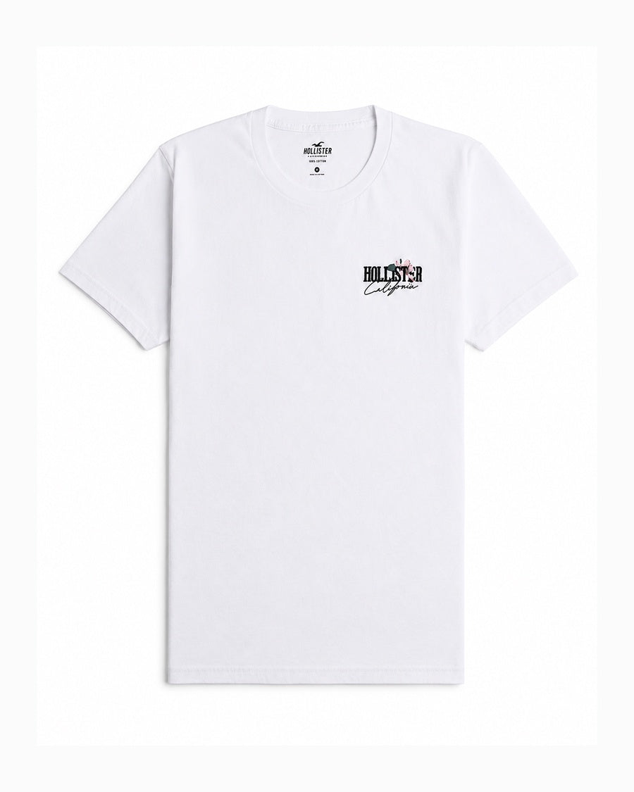 Hollister Graphic cotton Crew T-Shirt - Relaxed