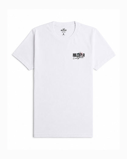 Hollister Graphic cotton Crew T-Shirt - Relaxed