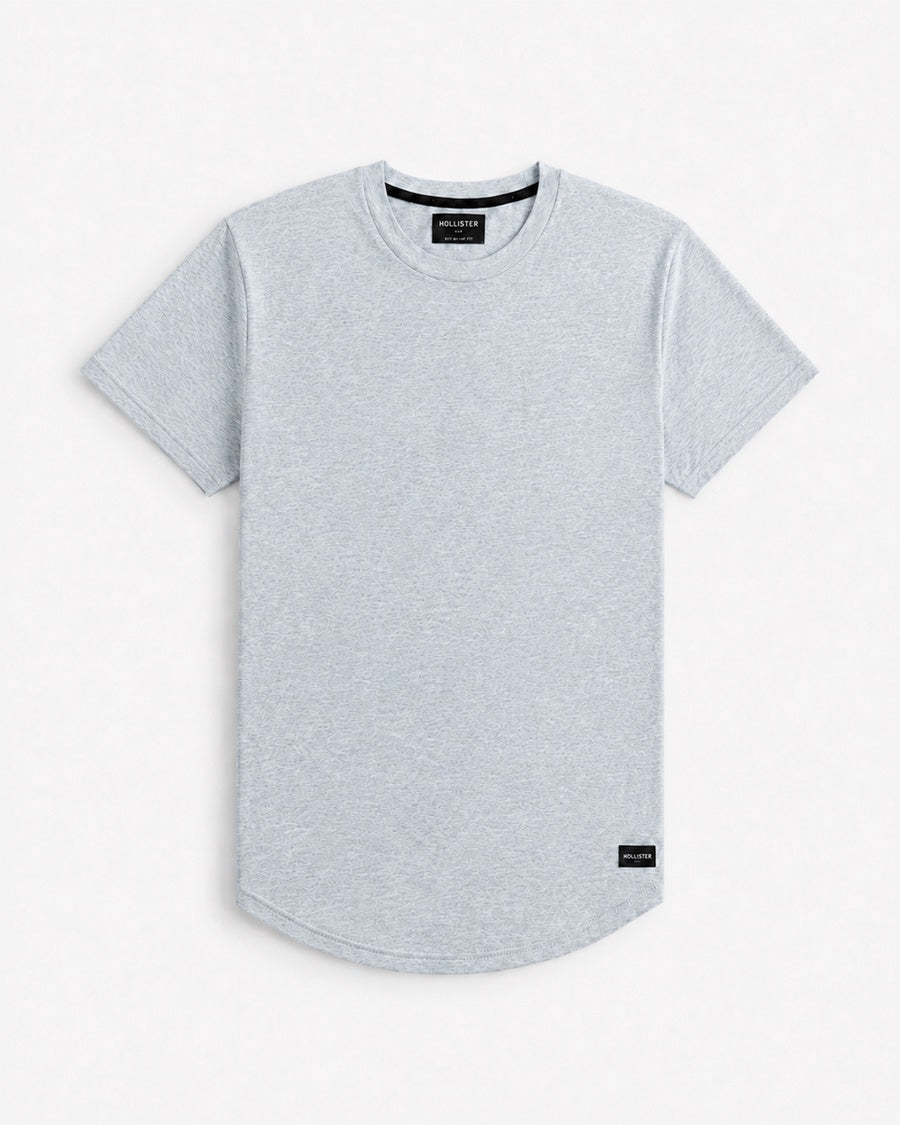 Hollister Longline Curved Hem T-Shirt