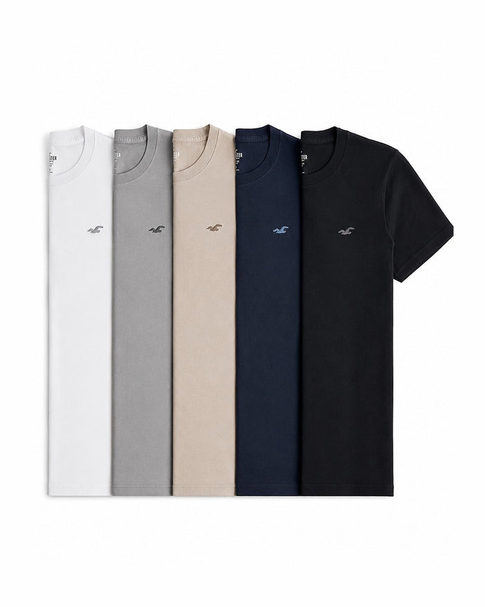 Muscle fit Icon Crew T-Shirt - Pack of 5