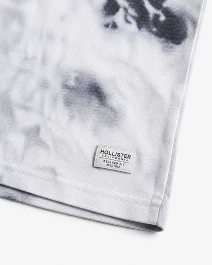Relaxed Cooling Hollister Badge Crew T-Shirt