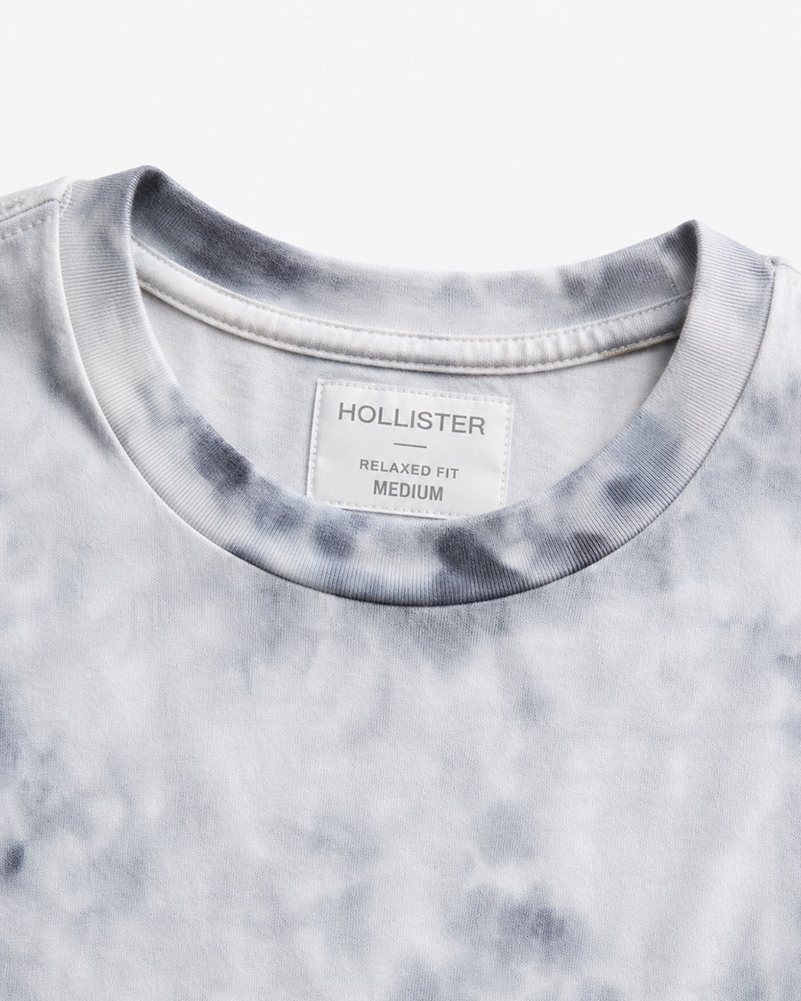 Relaxed Cooling Hollister Badge Crew T-Shirt