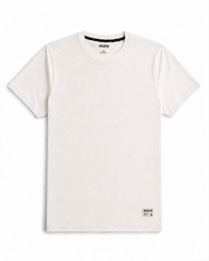 Cotton Hollister badge Crew T-Shirt