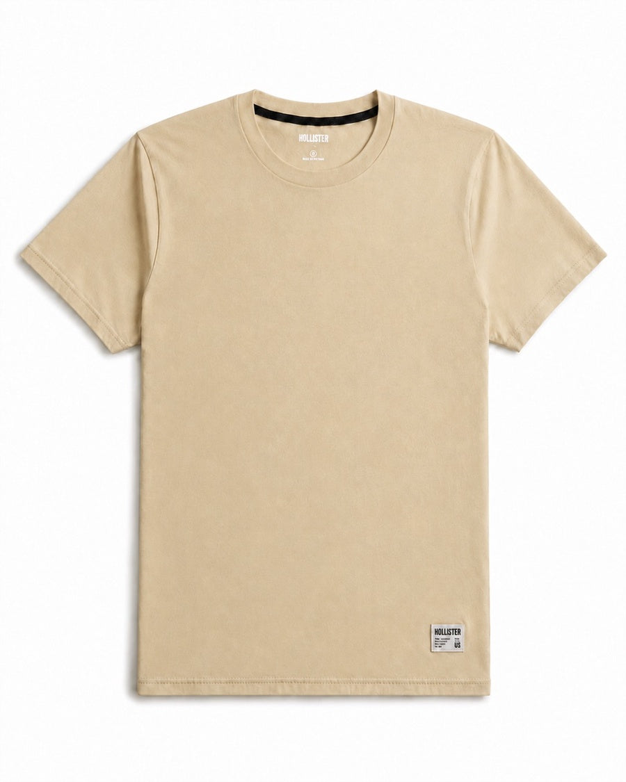Cotton Hollister badge Crew T-Shirt