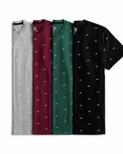 Regular fit Crew Hollister T-Shirt - Pack of 4