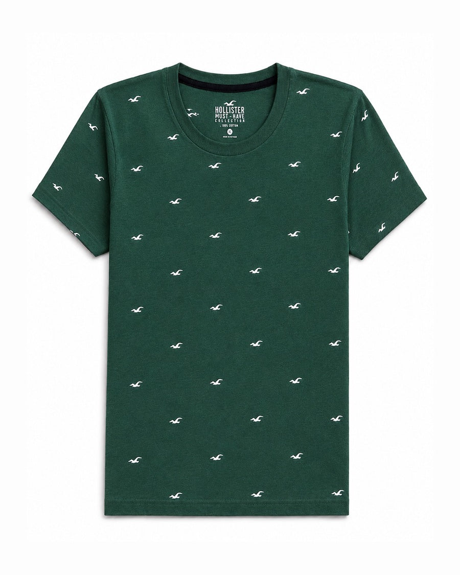 Regular fit Full Print Hollister T-Shirt