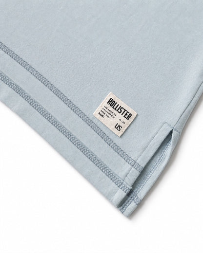Relaxed Cooling Hollister Badge Crew T-Shirt