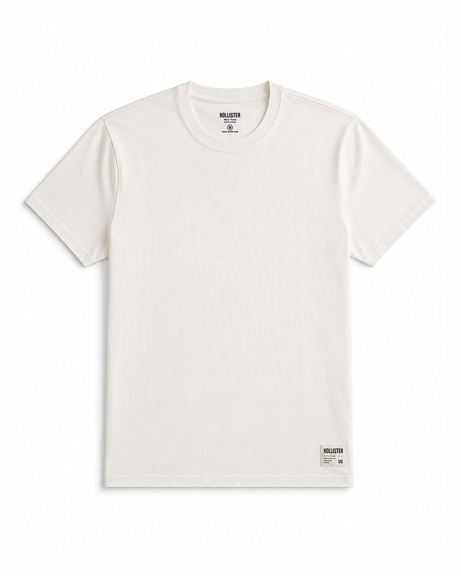 Relaxed Cooling Hollister Badge Crew T-Shirt