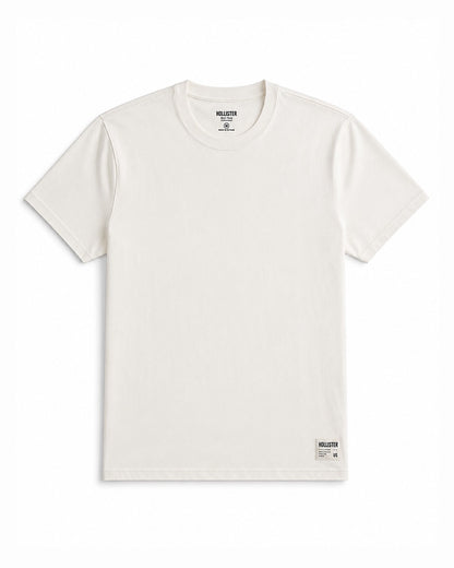 Relaxed Cooling Hollister Badge Crew T-Shirt
