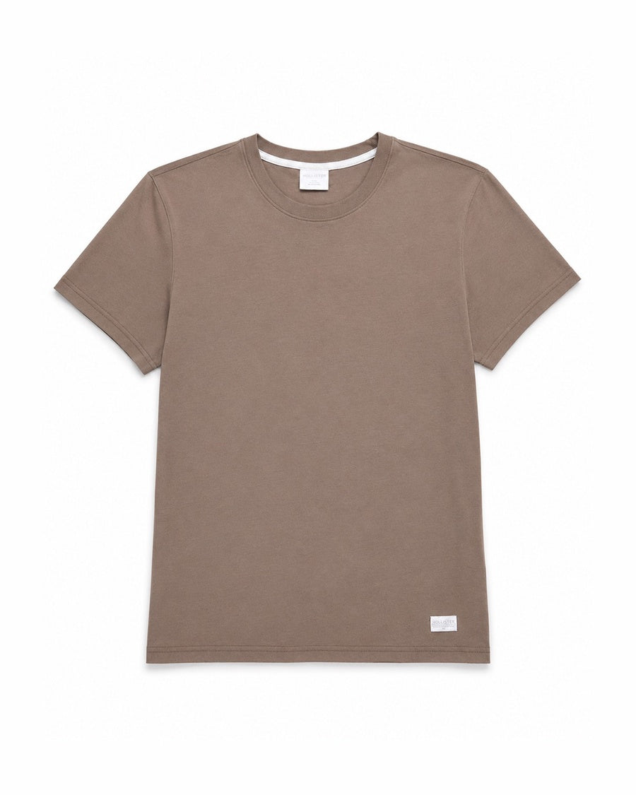 Relaxed Cooling Hollister Badge Crew T-Shirt