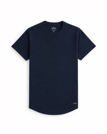 Hollister Longline Curved Hem T-Shirt