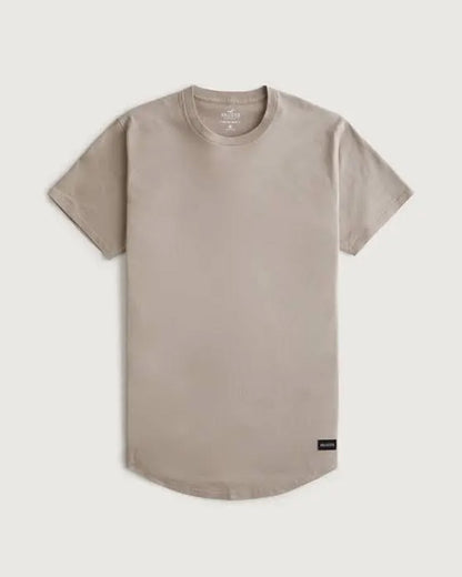 Hollister Longline Curved Hem T-Shirt