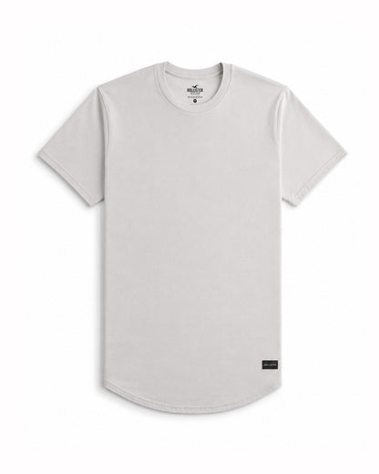 Hollister Longline Curved Hem T-Shirt