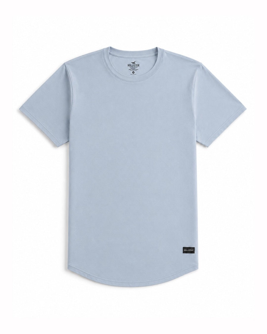 Hollister Longline Curved Hem T-Shirt