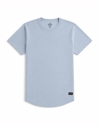 Hollister Longline Curved Hem T-Shirt