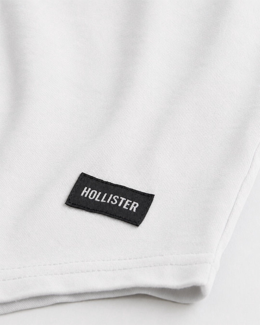 Hollister Longline Curved Hem T-Shirt