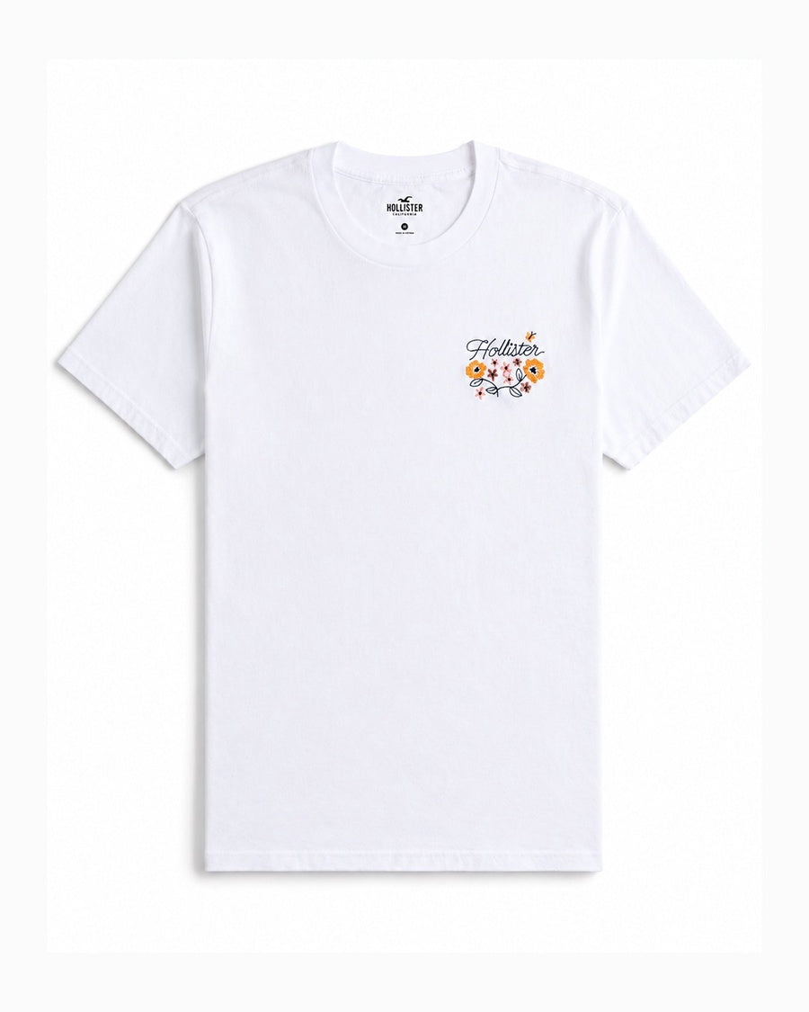 Hollister Graphic cotton Crew T-Shirt - Relaxed