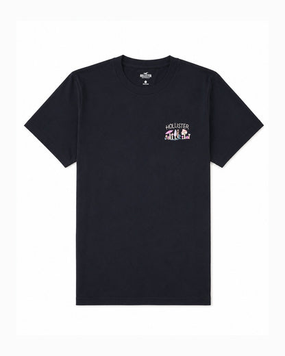 Hollister Graphic cotton Crew T-Shirt - Relaxed