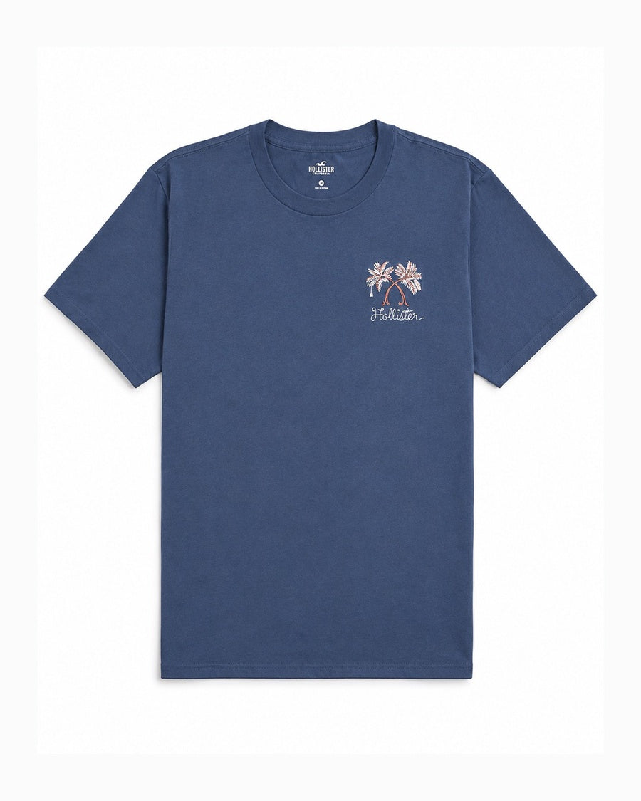 Hollister Graphic cotton Crew T-Shirt - Relaxed