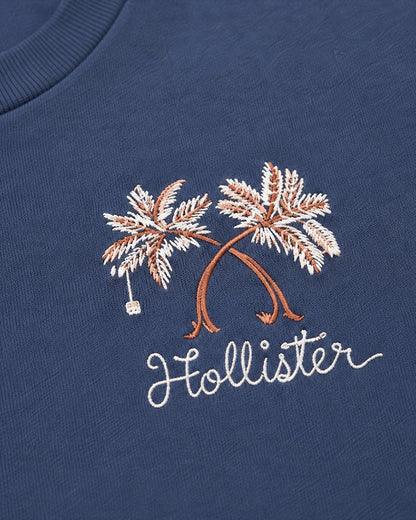 Hollister Graphic cotton Crew T-Shirt - Relaxed
