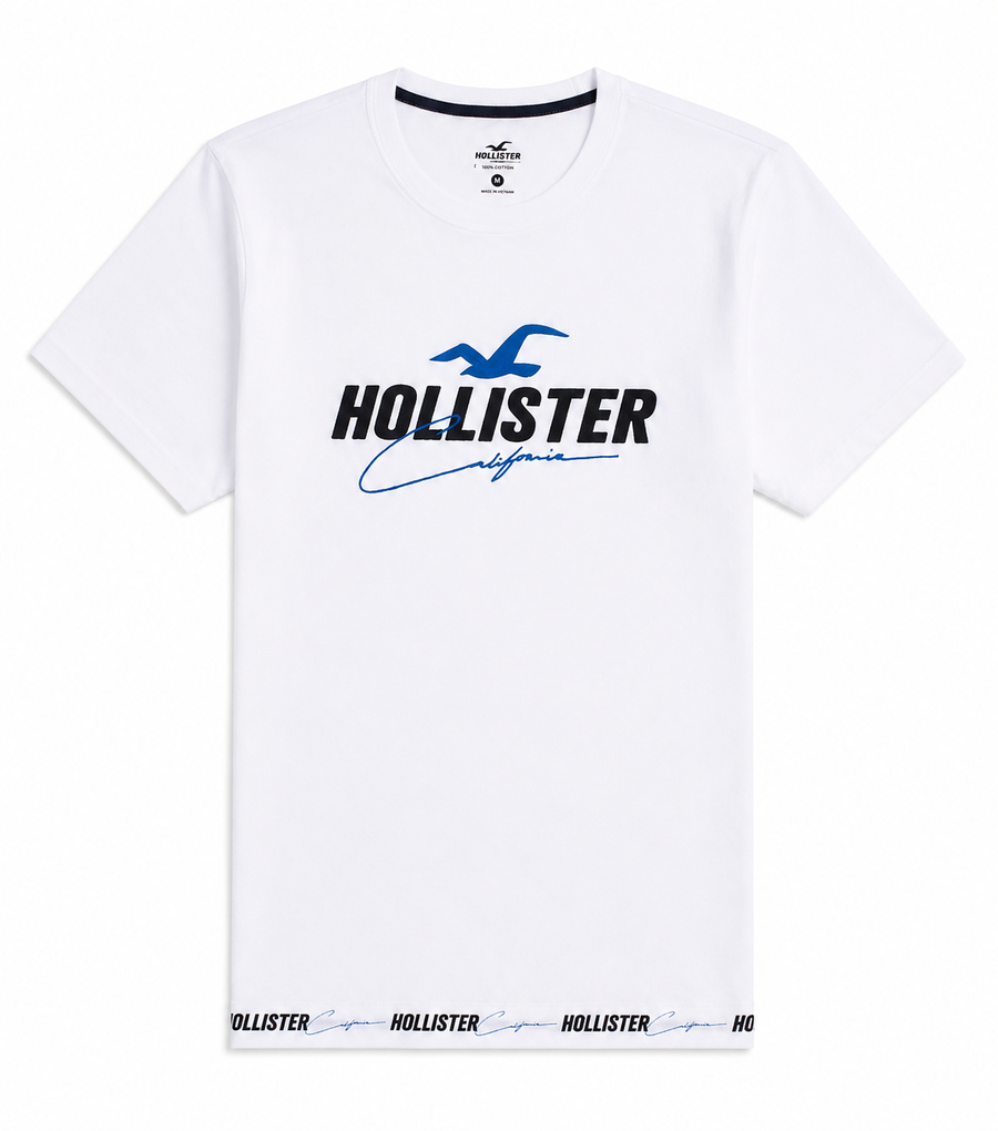 Hollister Graphic cotton Crew T-Shirt