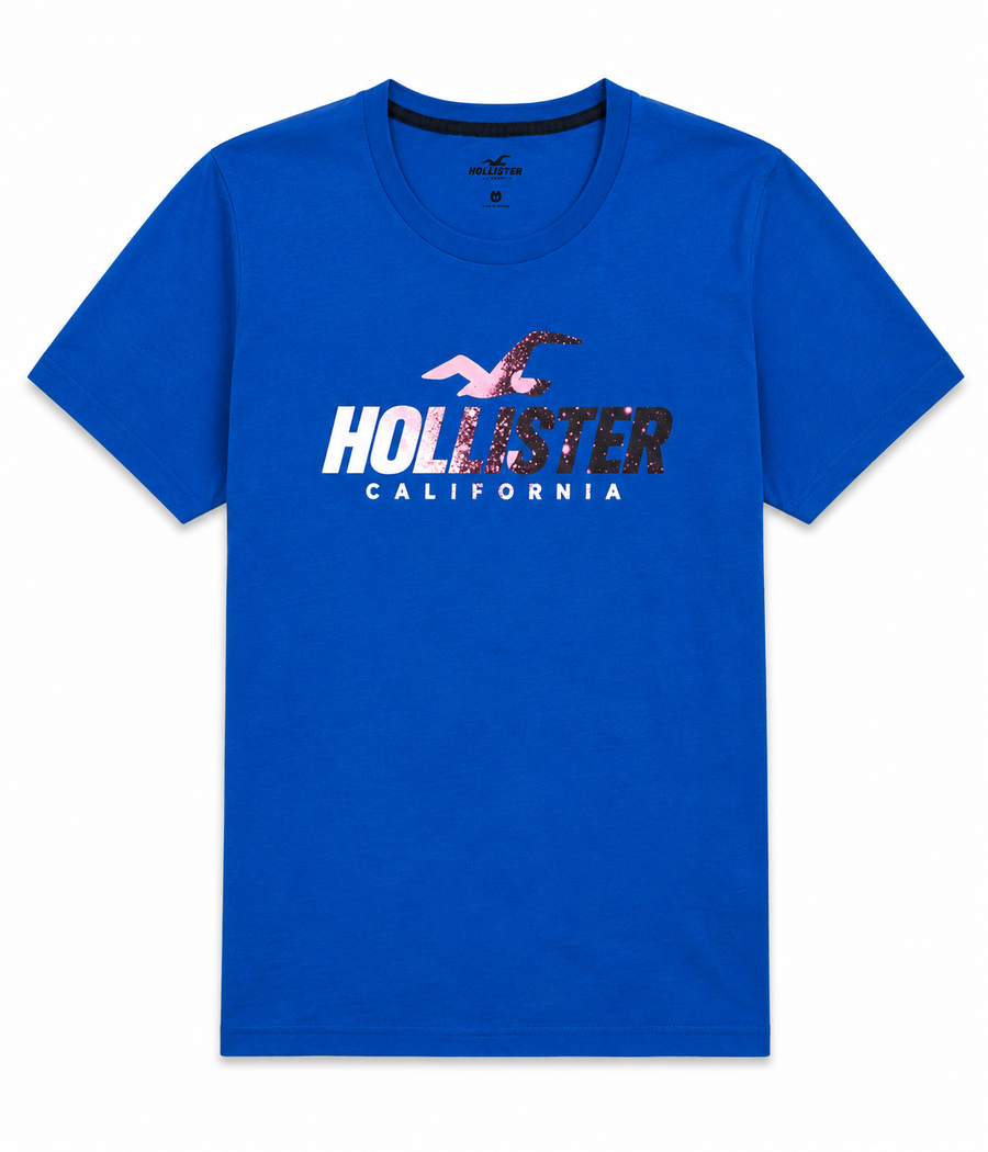 Hollister Graphic cotton Crew T-Shirt