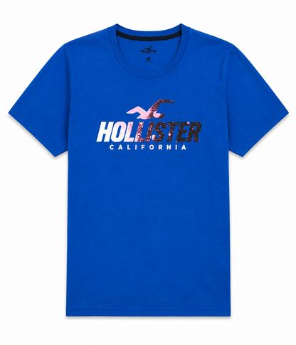 Hollister Graphic cotton Crew T-Shirt