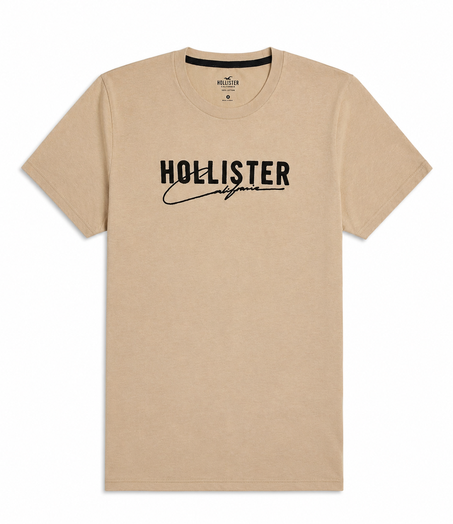 Hollister Graphic cotton Crew T-Shirt