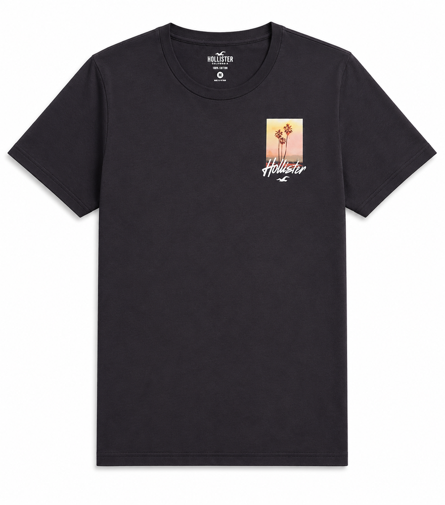 Hollister Graphic cotton Crew T-Shirt
