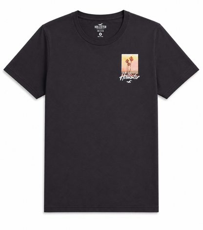 Hollister Graphic cotton Crew T-Shirt