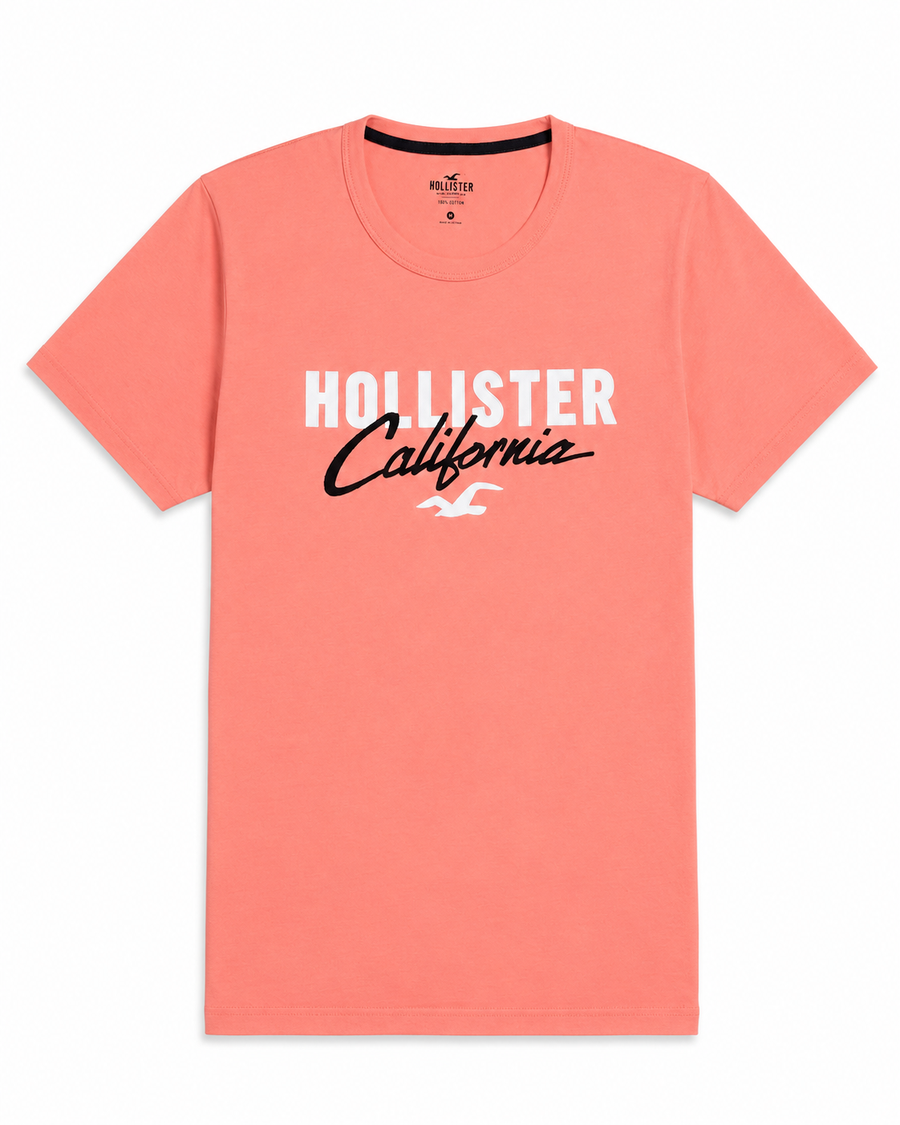 Hollister Graphic cotton Crew T-Shirt