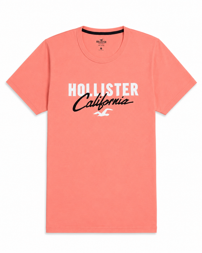 Hollister Graphic cotton Crew T-Shirt