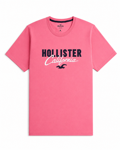 Hollister Graphic cotton Crew T-Shirt