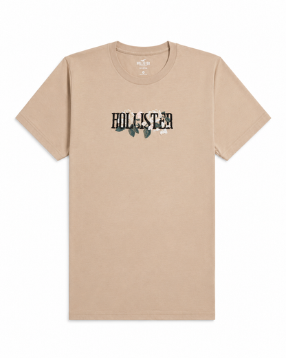Hollister Graphic cotton Crew T-Shirt