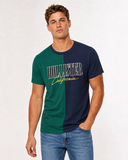 Hollister Graphic cotton Crew T-Shirt