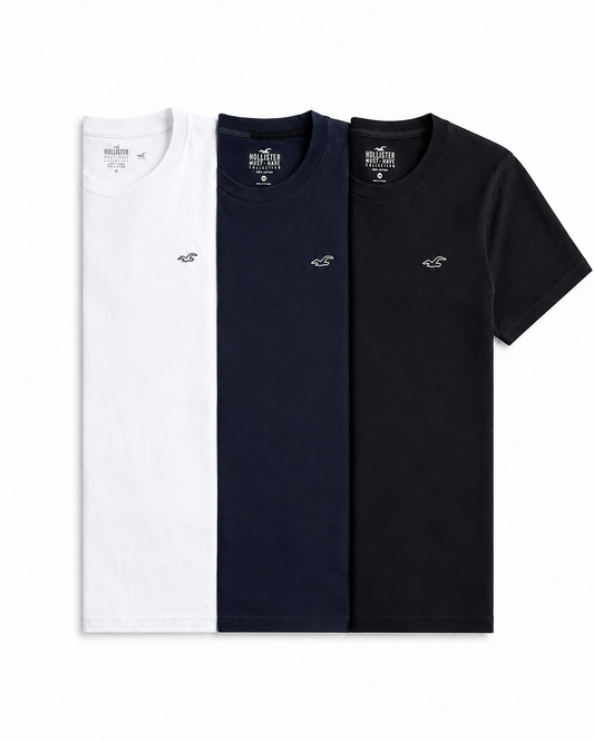 Regular Fit Icon Crew T-Shirt - Pack of 3