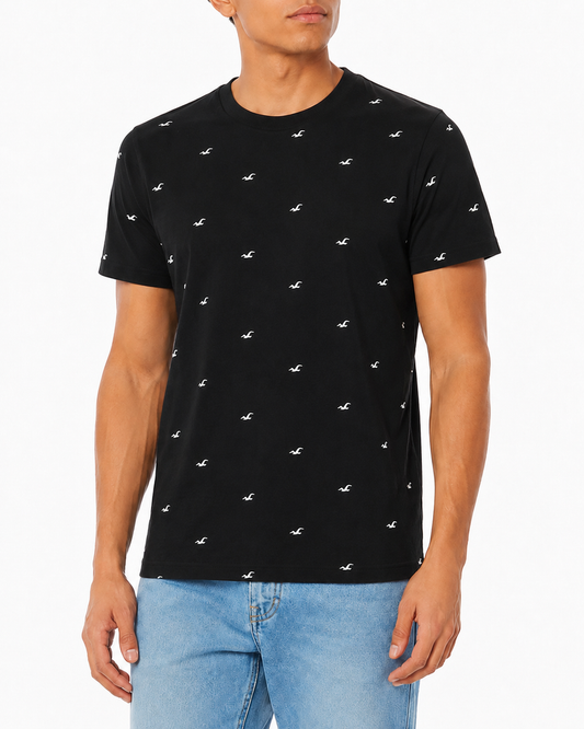 Regular fit Full Print Hollister T-Shirt