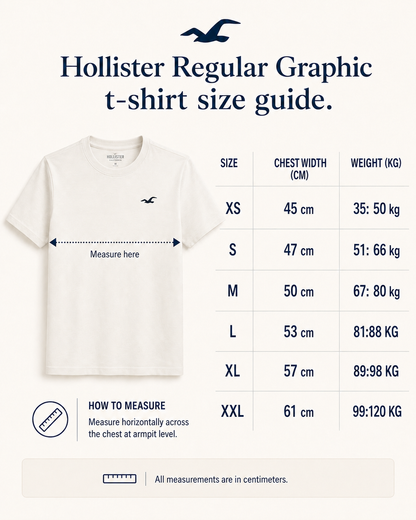Hollister Graphic cotton Crew T-Shirt