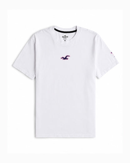 Hollister Graphic cotton Crew T-Shirt - Relaxed