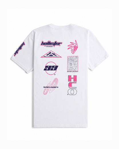 Hollister Graphic cotton Crew T-Shirt - Relaxed
