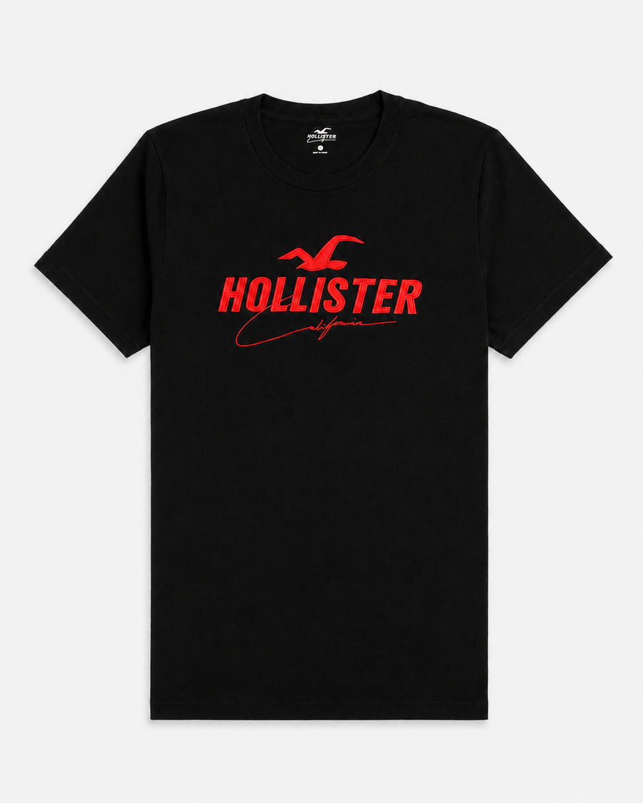 Hollister Graphic cotton Crew T-Shirt
